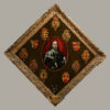 A rare 18th century portrait hatchment of charles i and his adherents