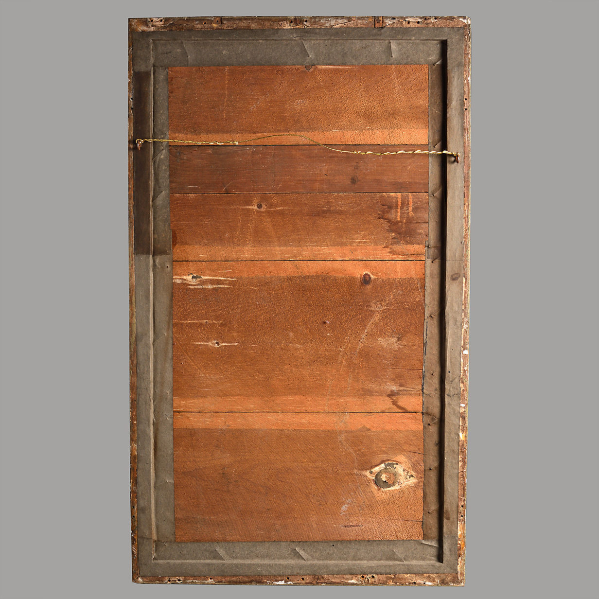 A 19th century rectangular giltwood mirror