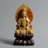 A 19th century qing dynasty soapstone guanyin