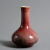 A 19th century qing dynasty sang de boeuf bottle vase