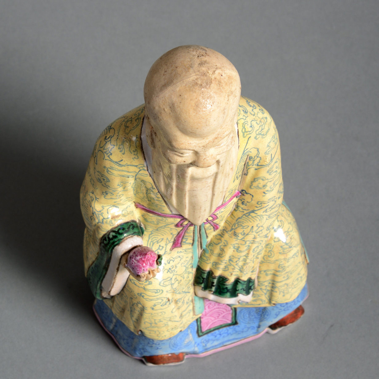 A 19th century qing dynasty porcelain immortal
