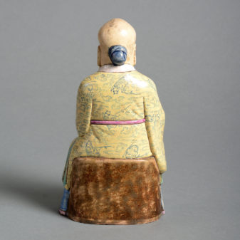 A 19th century qing dynasty porcelain immortal