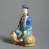 A 19th century qing dynasty guanyin seated upon an elephant