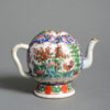 A 19th century famille rose cadogan tea pot