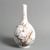 A 19th century famille rose bottle vase