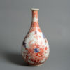 A 17th century clobbered arita porcelain bottle vase