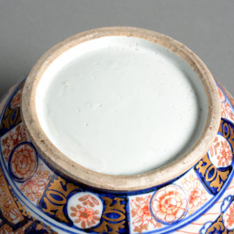 A 19th century imari porcelain jardiniere