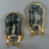 A pair of 19th century venetian giltwood sconces