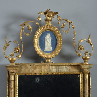 A late 18th century neo-classical mirror