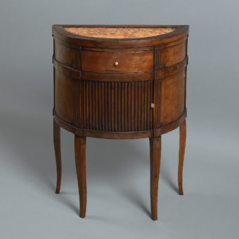A matched pair of late 18th century bedside commodes