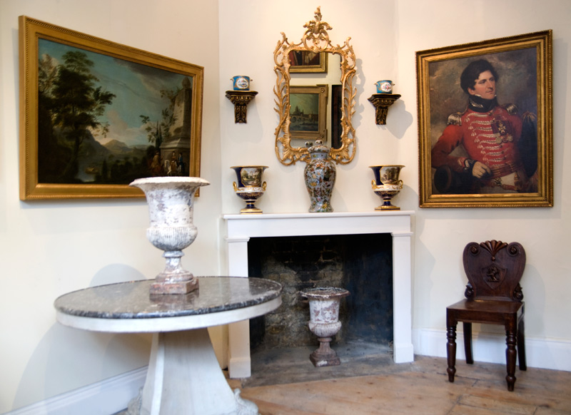 Interior of timothy langston fine art and antiques