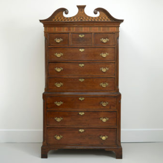 Oak Chest on Stand
