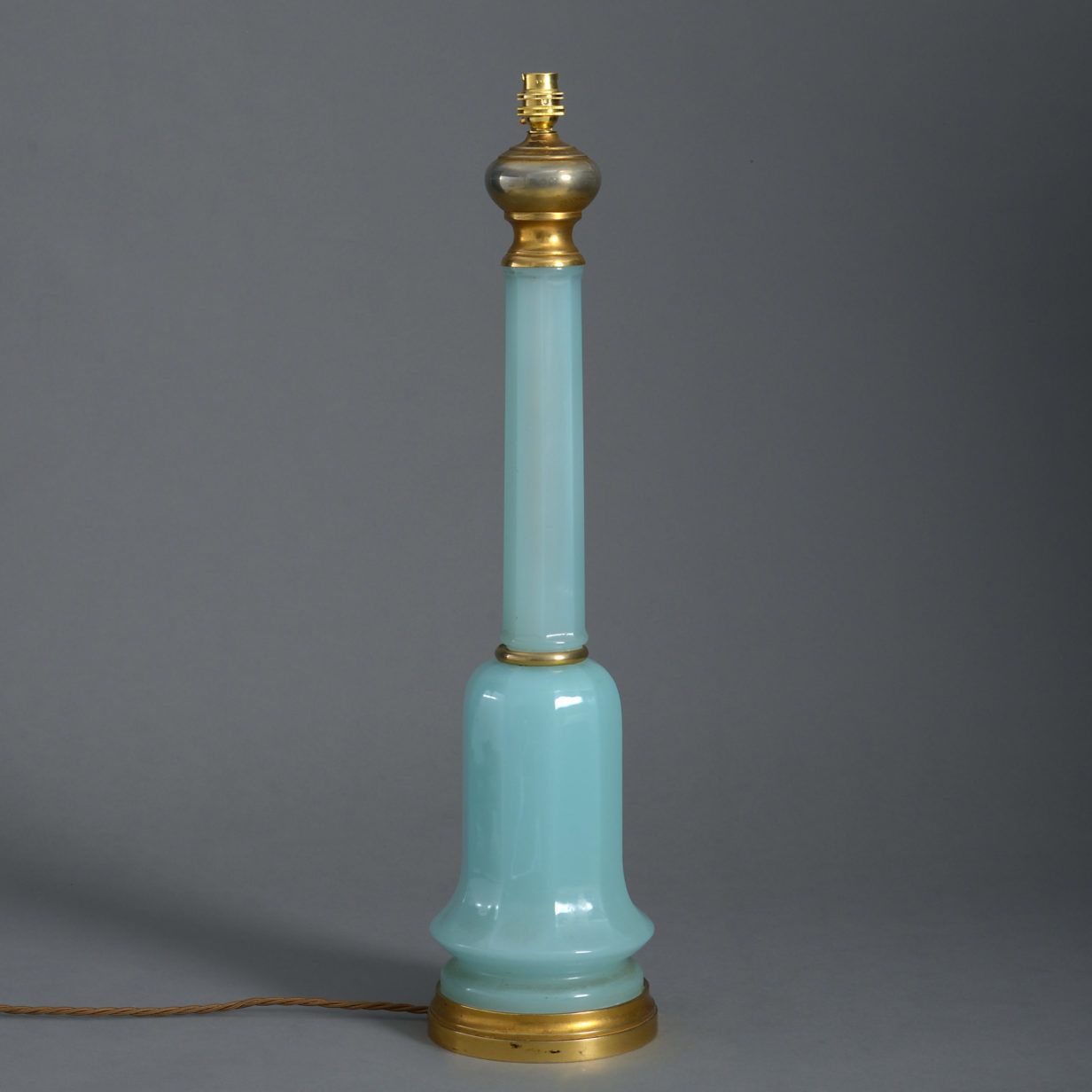 Opaline glass lamp