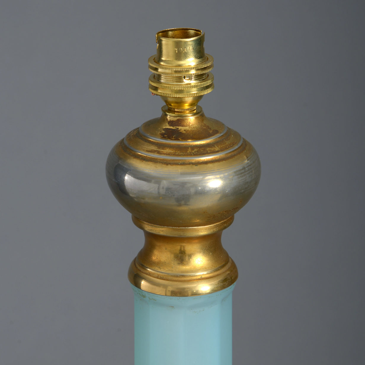 Opaline glass lamp