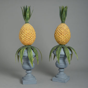 Pair of Pineapple Finials