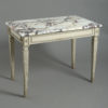 Louis xvi marble topped table