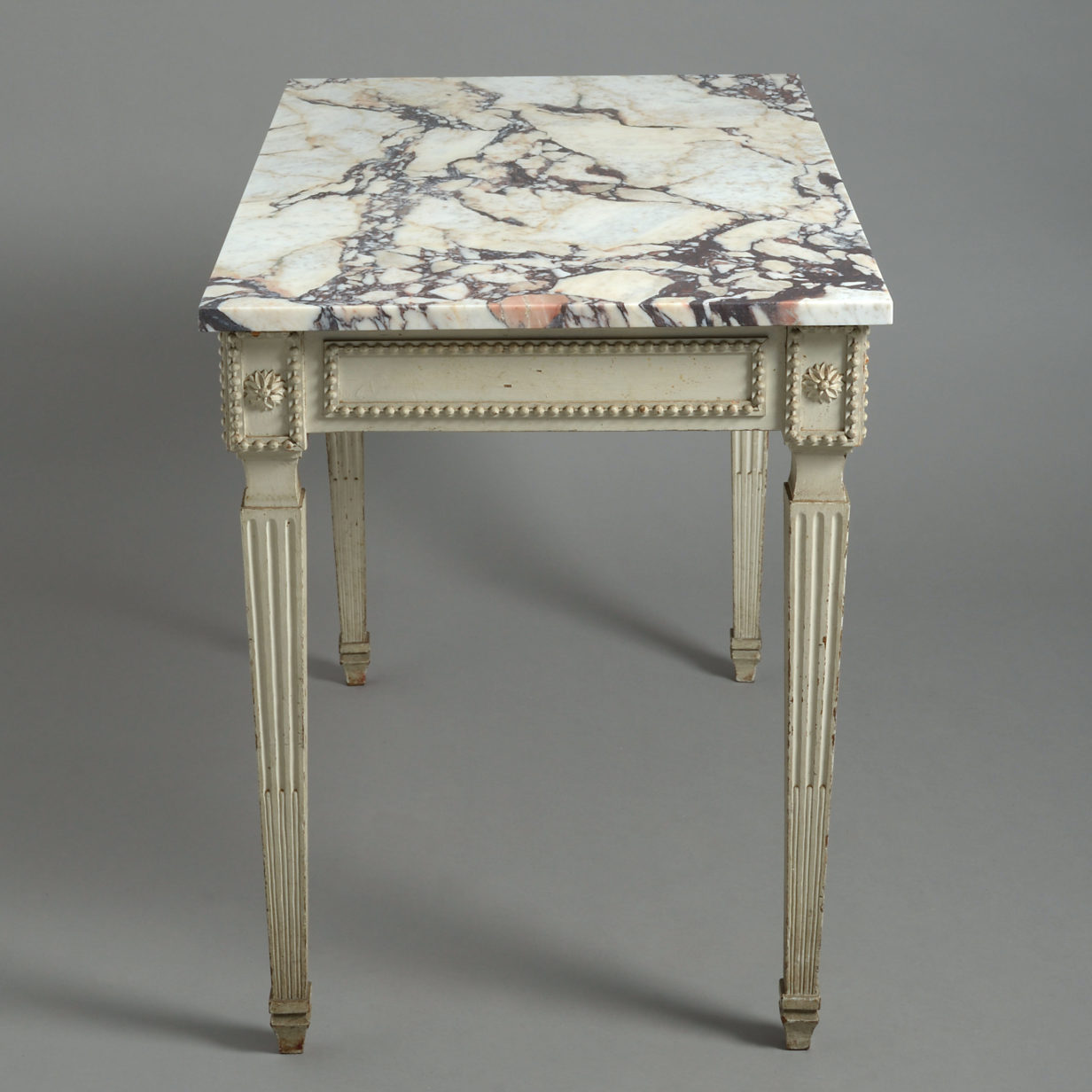 Louis xvi style marble topped table