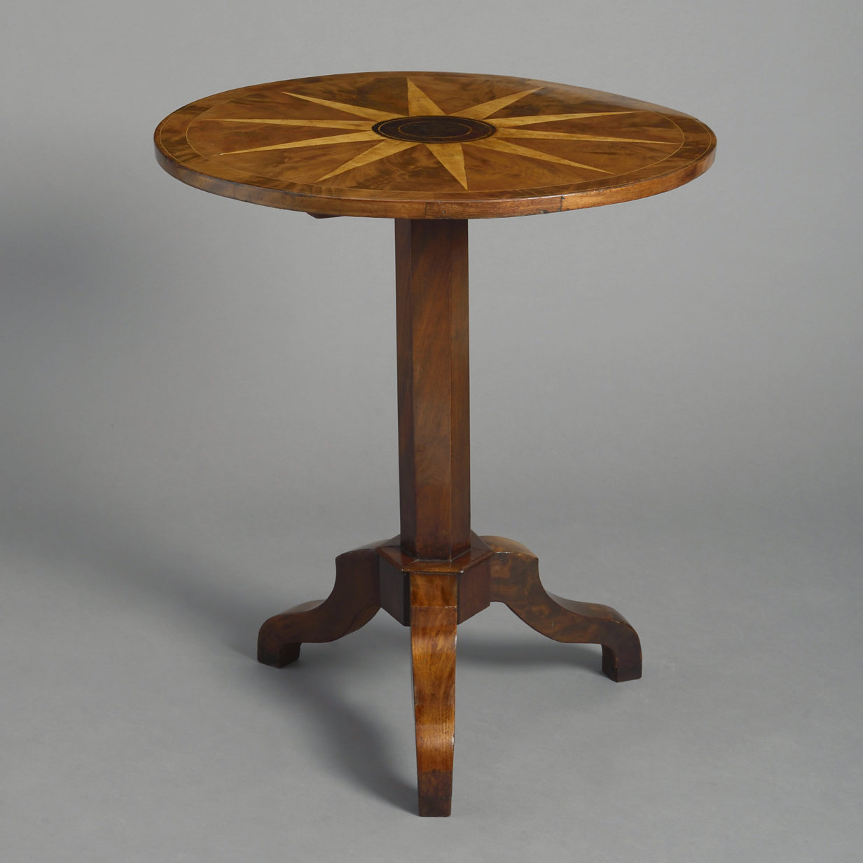 An early 19th century mahogany occasional table