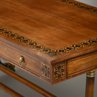 A sabicu writing table