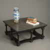 An Ebonised Low Table