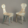 Pair of john gee hall chairs
