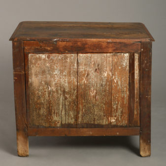 Louis xv walnut commode