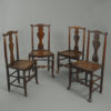 Four shropshire elm chairs