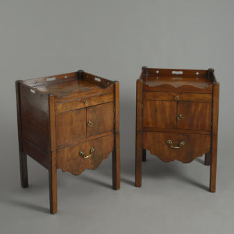 Pair of George III Bedside Cupboards