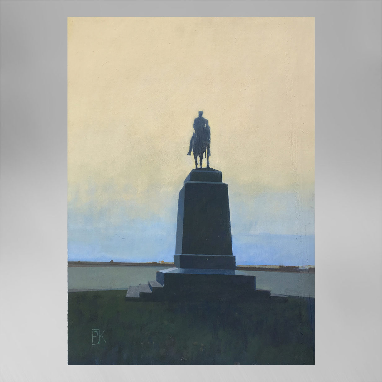 The Virginian Monument, Gettysburg - Peter Kelly NEAC RBA (1931 – 2019)