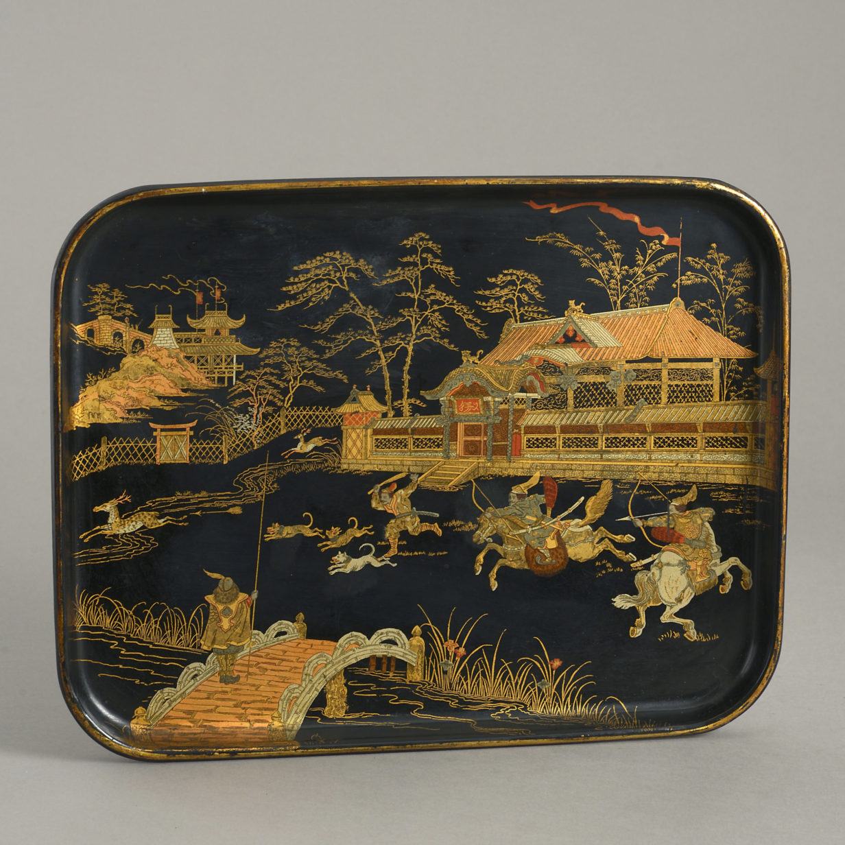 Japanese lacquer tray