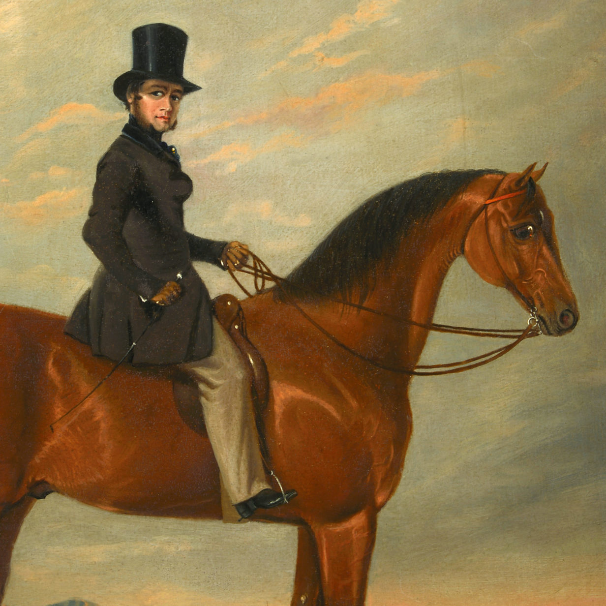 A portrait of the earl craven, mounted on a horse