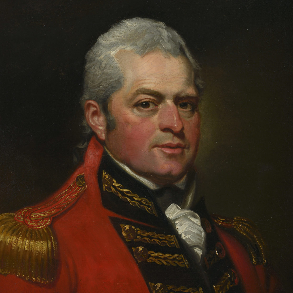 Mather brown (1761-1831) portrait of major-general john robinson (1757-1819)