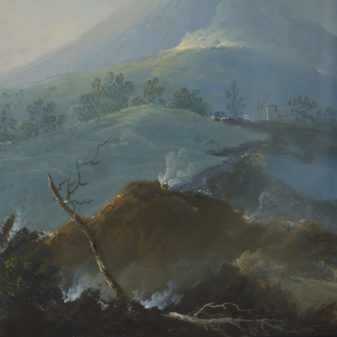Vesuvius gouache