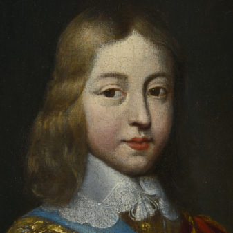 Studio of charles beaubrun, portrait of louis xiv of france