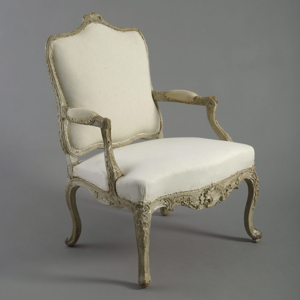 A Close Pair of Louis XV Giltwood Rococo Fauteuil Armchairs | Timothy  Langston Fine Art & Antiques