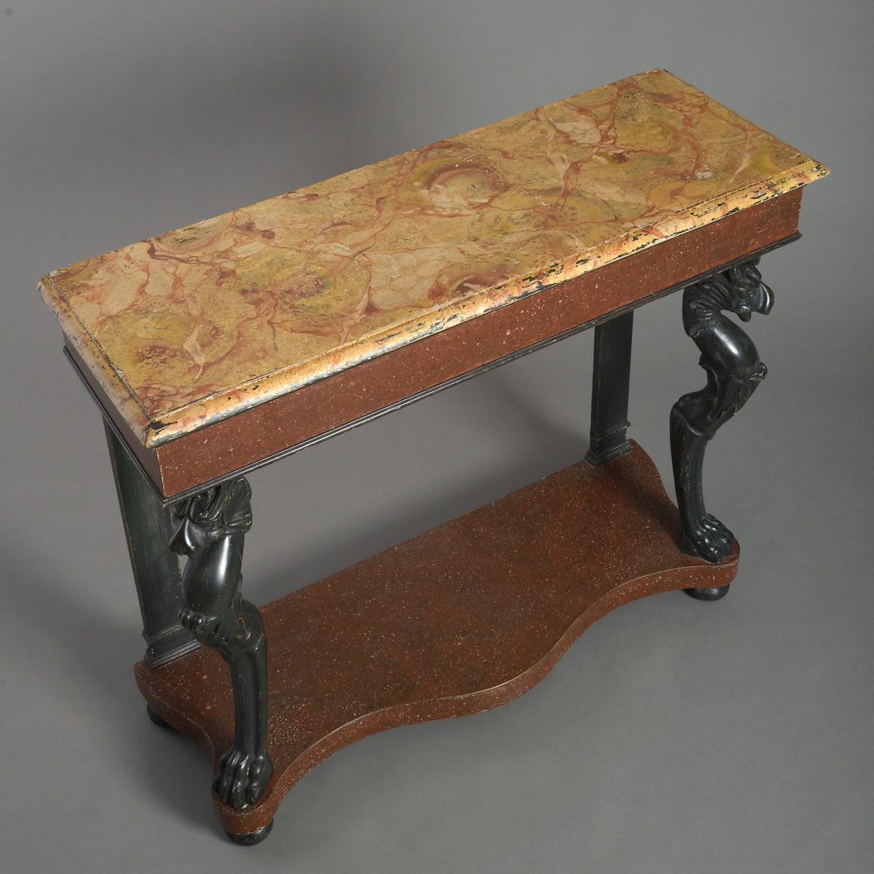 Painted neo-classical console