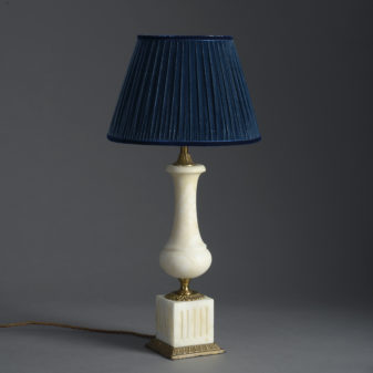 Marble and Brass Lamp