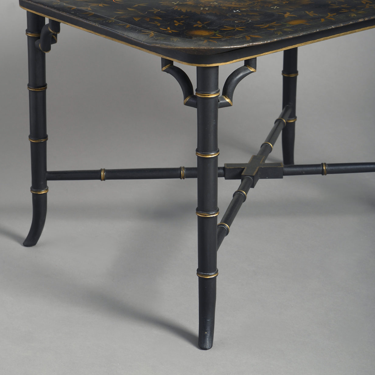 Early 19th Century Regency Period Tole Tray Table