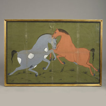 Indian Equestrian Painting