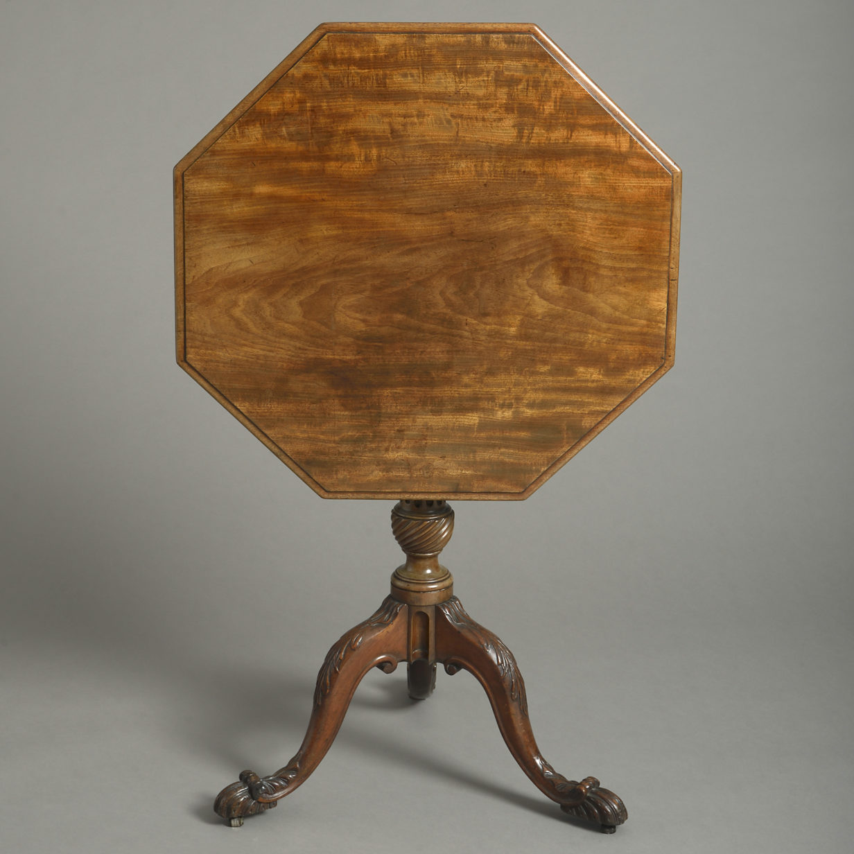 18th century george iii mahogany tripod table - manner of thomas chippendale