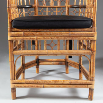 Chinese export bamboo armchair