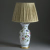 Opaline vase lamp