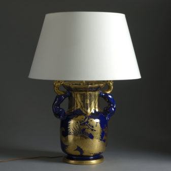 Mason's Ironstone Dragon Vase Lamp