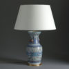 Famille rose vase lamp