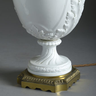 Pair of vincennes style vase lamps