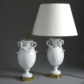 Pair of Vincennes Style Vase Lamps