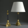 Pair of charles x style lamps
