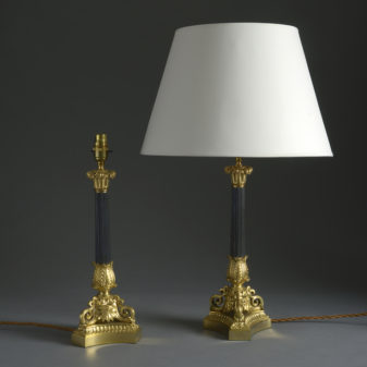 Pair of Charles X Style Lamps
