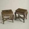 Pair of lacquer end tables