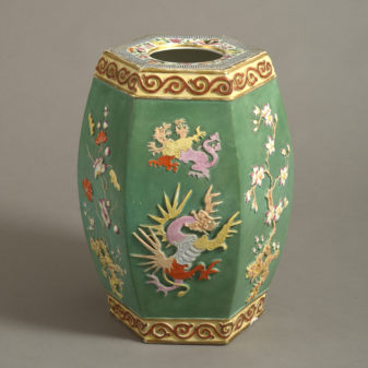 Green Chinese Garden Seat